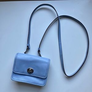 Coach mini card leather bag